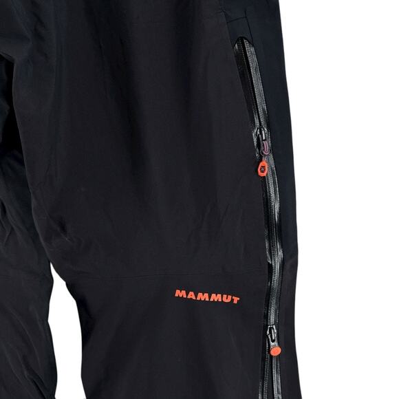 Men's, Sz 36, Mammut Eiger Extreme, GORE-TEX Pro Ski Bibs, Black - Picture 4 of 11